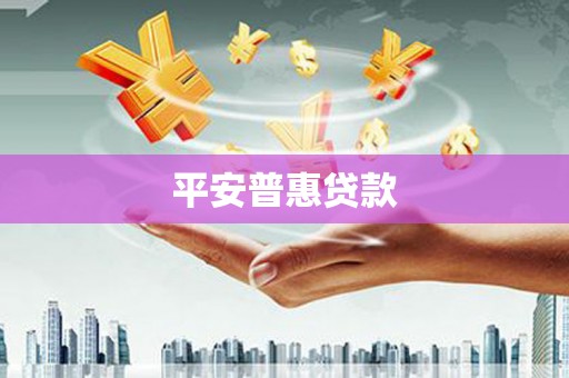 天宁平安普惠贷款