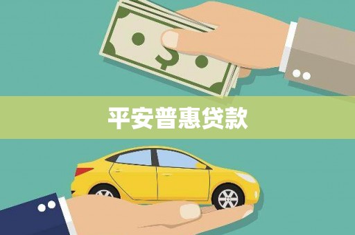 天宁平安普惠贷款