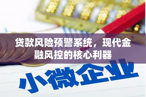 天宁贷款风险预警系统，现代金融风控的核心利器