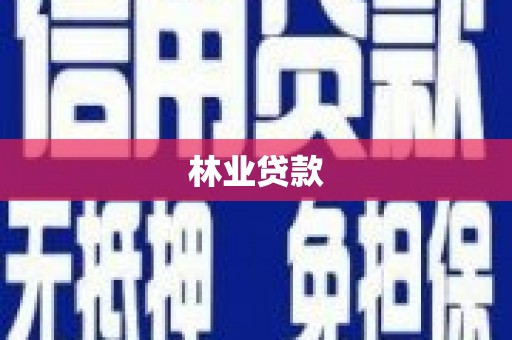 天宁林业贷款