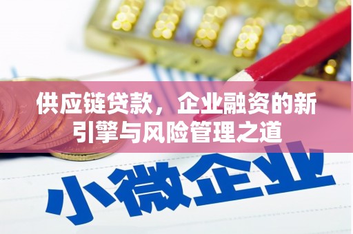 天宁供应链贷款，企业融资的新引擎与风险管理之道