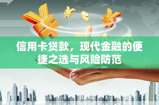 天宁信用卡贷款，现代金融的便捷之选与风险防范