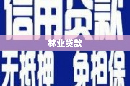 天宁林业贷款