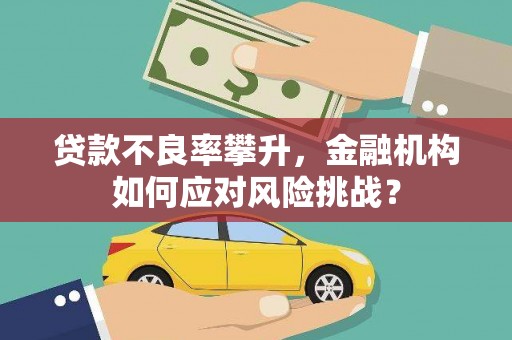 天宁贷款不良率攀升，金融机构如何应对风险挑战？
