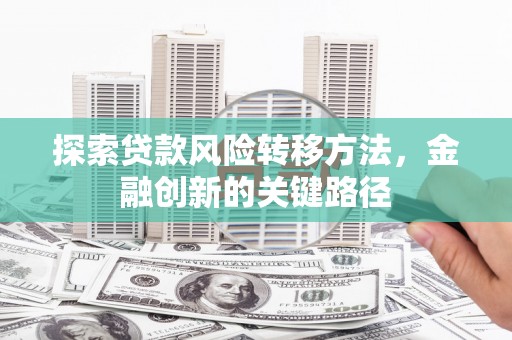 天宁探索贷款风险转移方法，金融创新的关键路径