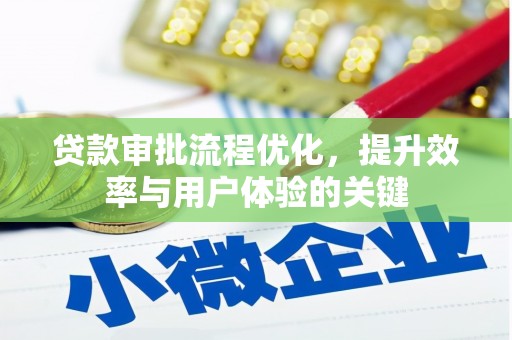 天宁贷款审批流程优化，提升效率与用户体验的关键
