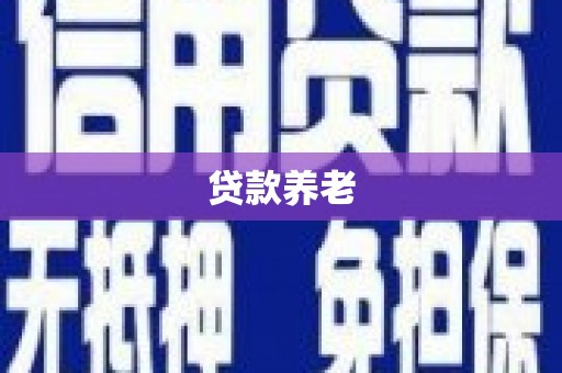 天宁贷款养老