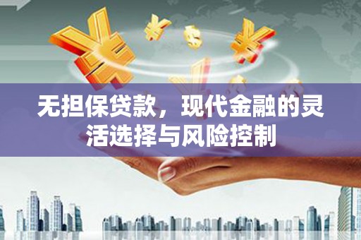 天宁无担保贷款，现代金融的灵活选择与风险控制