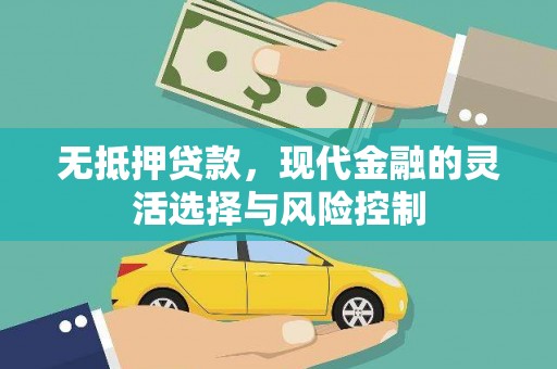 天宁无抵押贷款，现代金融的灵活选择与风险控制