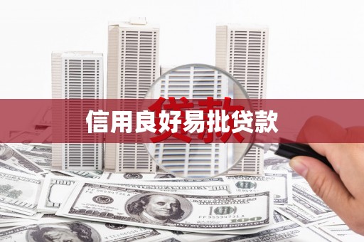 天宁信用良好易批贷款