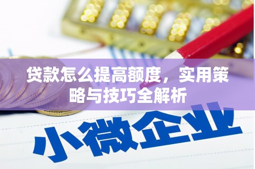 天宁贷款怎么提高额度，实用策略与技巧全解析