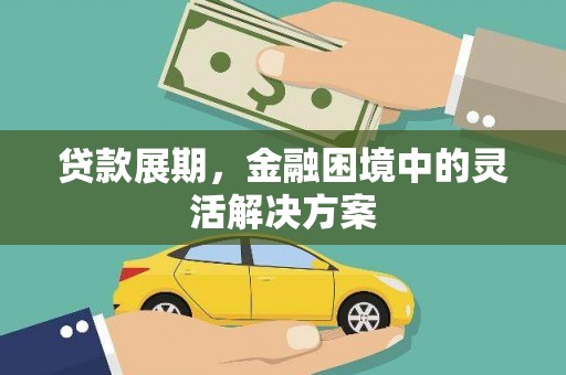 天宁贷款展期，金融困境中的灵活解决方案