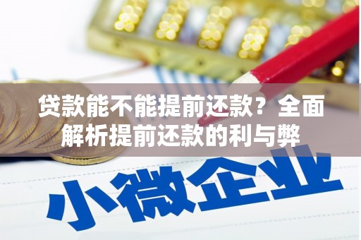 天宁贷款能不能提前还款？全面解析提前还款的利与弊