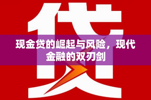 天宁现金贷的崛起与风险，现代金融的双刃剑