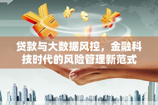 天宁贷款与大数据风控，金融科技时代的风险管理新范式