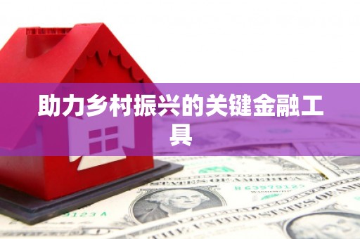 天宁助力乡村振兴的关键金融工具