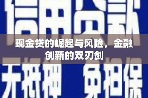 天宁现金贷的崛起与风险，金融创新的双刃剑