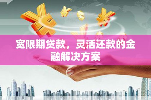 天宁宽限期贷款，灵活还款的金融解决方案