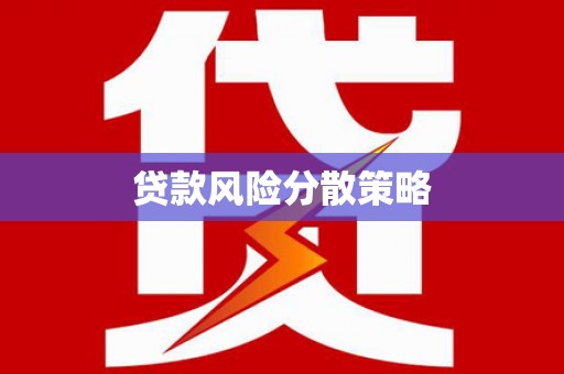 天宁贷款风险分散策略