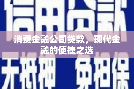 天宁消费金融公司贷款，现代金融的便捷之选
