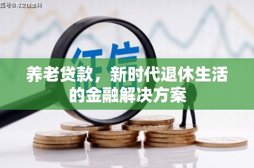 天宁养老贷款，新时代退休生活的金融解决方案