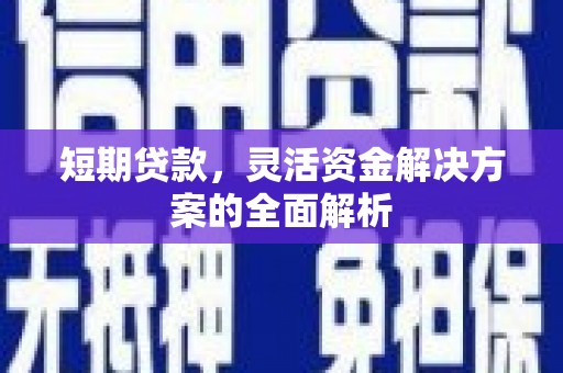 天宁短期贷款，灵活资金解决方案的全面解析