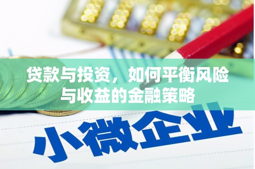 天宁贷款与投资，如何平衡风险与收益的金融策略