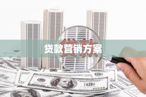 天宁贷款营销方案