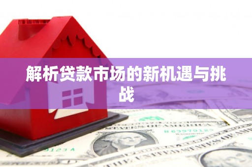 天宁解析贷款市场的新机遇与挑战