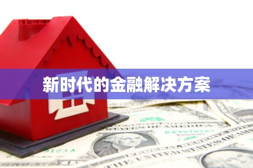 天宁新时代的金融解决方案