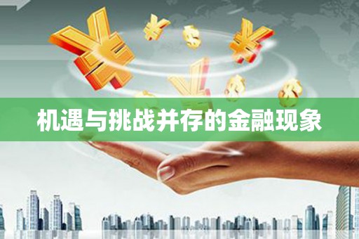 天宁机遇与挑战并存的金融现象